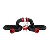 Valterra Black 20 Ft Kit D04-0275 Dominator Sewer Hose Kit-20'
