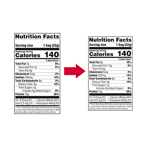 ATKINS NACHO CHEESE PROTEIN CHIPS, 4G NET CARBS, 13G PROTEIN, GLUTEN FREE, LOW GLYCEMIC, KETO FRIENDLY, 12 COUNT