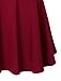 LE3NO Womens Casual Short Sleeve Fit and Flare Skater Dress