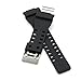 PerFit Resin Watch Band and Spring Rods for Casio 10347688 G-Shock G-8900, GA-100, GA-110, GA-120, GA-300, GAC100, Black
