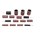 ABN Drum Sanding Kit – 16Pc Sanding Drum for Electric Drill Press Drum Sander Attachment with Spindle Sander Sleeves