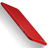 iPhone 8 Case,iPhone 7 Case, HUMIXX Thin Sleek Fully Protective (Naked Phone Texture) Matt Finish Hard Case Cover for iPhone 7 iPhone 8[Skin Series] (Red)