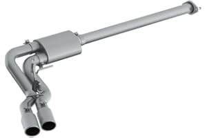 MBRP 3 Inch Cat Back Exhaust System Made from Stainless Steel, Fits Ford F-150 2015-2020, Dual Pre-Axle Exit Stainless Steel 