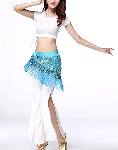 WZT Belly Dancing Belt Colorful Waist Chain Belly Dance Hip Scarf Belt WZT Belly Dancing Belt Colorful Waist Chain Belly Dance Hip Scarf Belt