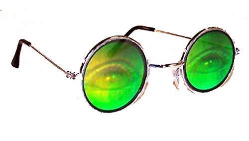 Human Eyes with Lashes Hologram 3d Novelty Adult Unisex Sunglasses