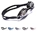 Aguaphile Junior Mirrored Swimming Goggles for Kids and Early Teens, Black