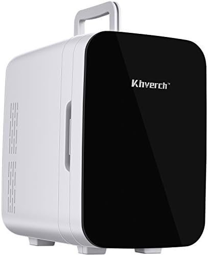 Kinverch Mini Fridge Electric Cooler and Warmer(10L/11Can) :110v AC/12V DC Portable Thermoelectric System,For Car/Home/Kichen/Junket/Outdoor for frinds/parents/yourself (Blue, 10L) (Black, 10L)