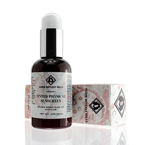 Sunscreen sunblock Tinted UV Physical broad spectrum SPF 35 | ASDM Beverly Hills