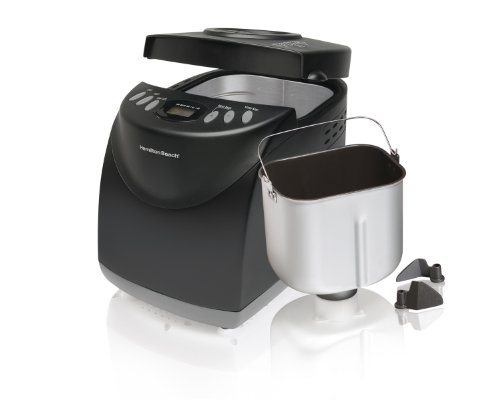 Hamilton Beach 2 lb Digital Bread Maker, Programmable, 12 Settings + Gluten Free, Dishwasher Hamilton Beach 2 lb Digital Bread Maker, Programmable, 12 Settings + Gluten Free, Dishwasher