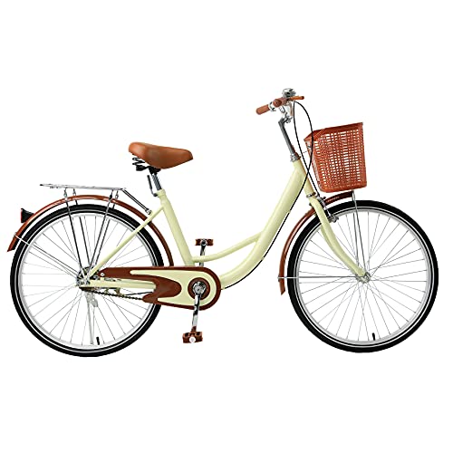 Viribus 26" Wheels Cruiser Bike, Single Speed Beach Comfortable