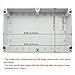 LeMotech ABS Plastic Junction Box Dustproof Waterproof IP65 Electrical Enclosure Box Universal Project Enclosure Grey with PC Transparent Clear Cover 9 x 5.9 x 3.4 inch(230 x 150 x 87 mm)