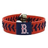 MLB Boston Red Sox Team Color Baseball Bracelet