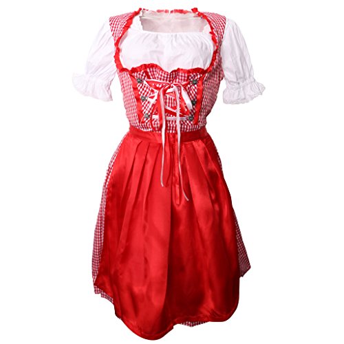 MonkeyJack Women's Oktoberfest Bavaria Fraulein Costume L