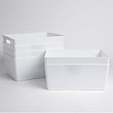 Niftii 5-Pack Plastic Storage Baskets with Handles 3.9L 17x25x11cm Set view 8