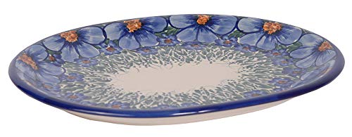 Traditional-Polish-Pottery-Handcrafted-Oval-Banquet-Serving-Platter-34cm-Boleslawiec-Style-Pattern-S201CREDO Traditional Polish Pottery, Handcrafted Oval Banquet Serving Platter 34cm, Boleslawiec Style Pattern, S.201.Credo
