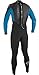 O'Neill Wetsuits Men's 3/2mm Reactor Full Suit, Black Smoke Tahiti, XX-Large