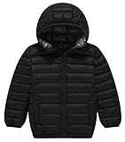 ZSHOW Boy's and Girl's Lightweight Packable Down Jacket Outwear Hooded Windproof Puffer Down Coats