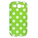niceEshop Green/White Polka Dot Flex Gel TPU Case Cover fit for the new Samsung Galaxy S3 i9300 +2 Pcs Free Screen Protector +Free niceEshop Cable Tie