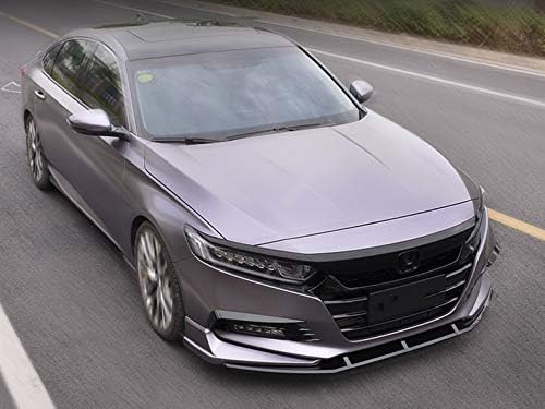 Amazon Al Mart 新型 ホンダ アコード 10代目 フロントバンパースポイラー リップスポイラー スプリッター フィン バンパープロテクター ガーニッシュ カスタム ドレスアップ 外装パッツ 傷防止 取付便利 品質良い フロントスポイラー 車 バイク