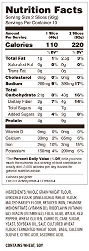 Daily Kneads Sliced Loaf Whole Grain Veggie Bread (Variety, 2-Pack) - Thumbnail 7