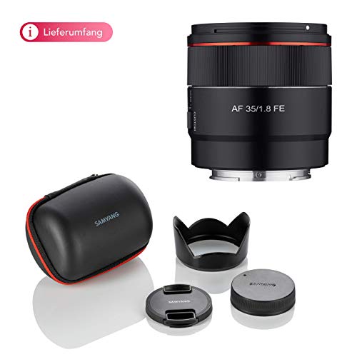 Samyang AF 35mm F1,8 FE für Sony E-Mount Vollformat & APS-C, ultra leichtes Weitwinkelobjektiv mit 63,6° Bildwinkel & schnellem Autofokus, Festbrennweite für Sony Alpha A7 III A7C A7C II A7C R – Bild 7