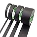 Black Masking Tape Painters Tape 1 1/2 3/4 2 inch 4 Rolls Adhesive Wide Thin Thick Skinny Bulk for Decorative Wall | UQRUI