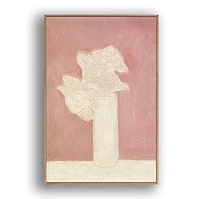 Framed Canvas Wall Art for Living Room, Bedroom Elegant Vase Plants by Sanyu Canvas Prints for Home Decoration Ready to Hanging - 16x24 inches