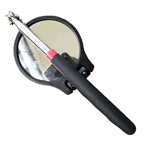 Telescopic inspection mirror, round lens can be rotated 360 degrees / 3 LED lights can also be rotated 360 degrees, freely adjust the direction of the LED lights, convenient and flexible viewing. - Thumbnail 2