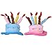 Tinksky Cat Dog Pet Happy Birthday Party Hat with Cake and 5 Colorful Candles Design Cosplay Costume Accessory Headwear (Blue)