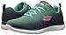 Skechers Sport Women's Flex Appeal 2.0 Fashion Sneaker, Navy/Aqua, 8.5 M US