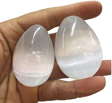 Amazon Com 1pc Cheap Price Natural Crystal Selenite Quartz Stone Carved Selenite Eggs For Sale