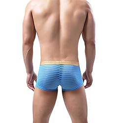 Laxier 2 Pack of Men Boxer Briefs Transparent