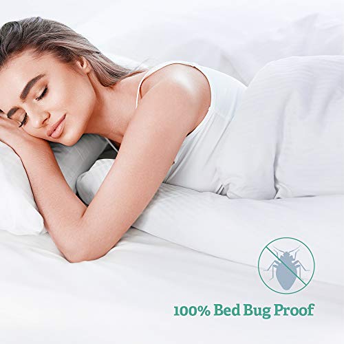 image for Sable Mattress Protector, 100% Waterproof Zippered Mattress Encasement