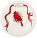 Lenox Winter Greetings Carved Accent Plates (Set of 4), Ivory
