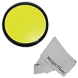 67MM Goja Full Yellow Color Filter (for Camera Lens with 67MM Filter Thread) + Premium MagicFiber Microfiber Cleaning Cloth