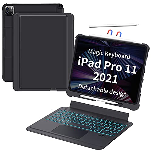 iPad Pro 11 Inch 2021 Case with Keyboard, Smart Magic Keyboard for iPad