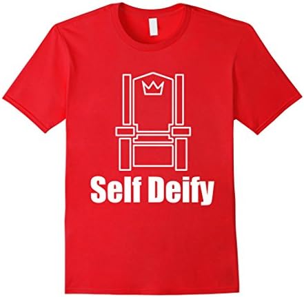 Men's Throne "Self Deify" (Satanic Clothing) XL Red