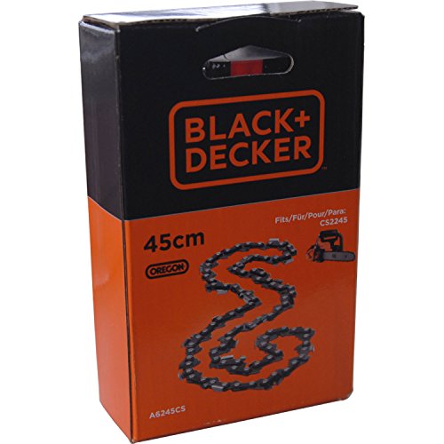 BLACK+DECKER A6245CS Chrome Chainsaw Chain Low Kickback 2" 62 Links 1/2" Thick 3/8" Profile for 18" CS2245 Chainsaw