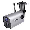 Outdoor Security Camera Wireless WiFi, ZUMIMALL Rechargeable Battery Powered Home Security Camera with Mobile App, Night…