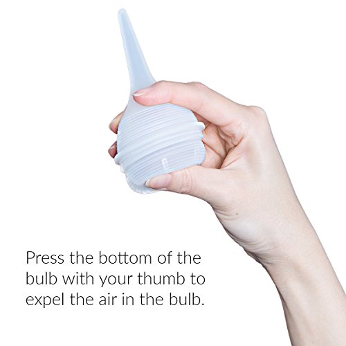 Innovo Hospital Grade Silicone Twister Bulb Baby Nasal Aspirator, Snot Sucker and Mucus Sucker, Non-Toxic Nasal Bulb, Cleanable and Reusable Ear Syringe - Thumbnail 4