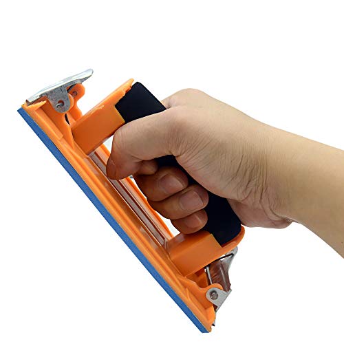 Hand Sander for Sand Paper Sanding Block with Sponge Handle, Perfect for 9 x 3.6 inch Sandpaper - Thumbnail 4