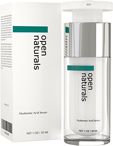 Open Naturals HYALURONIC ACID Skin Serum - The Best Anti Ageing & Anti Wrinkle Serum - This Premium Organic Serum Will Plump, Hydrate & Brighten Skin In Those Fine Lines & Wrinkles