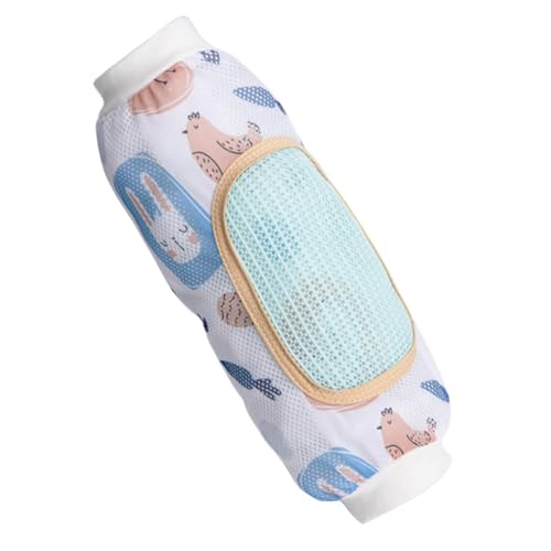 Generic Feeding Arm Cushion - Breathable Sweat-Absorbent Nursing Sleeve Pillow Polyester Breast Feeding Pillows Summer Ice Silk Sleeves for Breastfeeding Moms Gift, Refer to description, Blue