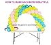 Table Balloon Arch Kit Adjustable for Different Table Sizes Ideal for Birthday, Wedding, Baby Shower Party Balloon Backdrop