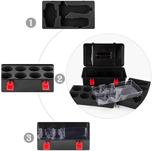 3T6B Spinning Tops Set with Carrying Case, 4pcs Burst Attack Spinning Tops 4D Set with Launcher Best Gift for Children