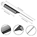 Rat Tail Combs Pin Tail Comb For Women Hair Styling Carbon Fiber And Heat Resistant Teasing Metal With Non-Skid Paddle Black