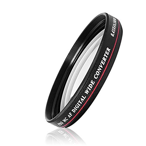 ZOMEI Digital Wide Converter, ZOMEI Ultra-thin 0.45X Pro MC AFDigital Wide Converter Wide Angle Multi-Coated Optical Glass Filter Lens Camera Accessories