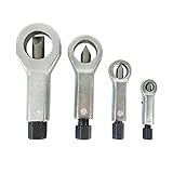 TOOGOO Heavy Duty Nut Splitter Set Broken Damaged Screw Nut Removal Splitting Tools 4 Sizes