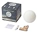Moon lamp - Lampwin 5.9 Inch USB Rechargeable Dimmable LED 3D Full Moon Light Lantern, Touch Switch Warm / Cool White Crescent Enchanting Moon Night Light for Baby Nursery Kids Bedroom Home Decor Gift