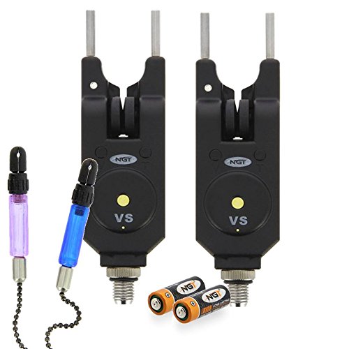 bite fishing snag ngt bobbins alarms indicators batteries alarm tone bars volume control carp included